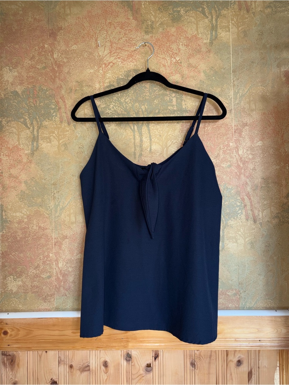 Guilty | Navy Front Tie TankTop